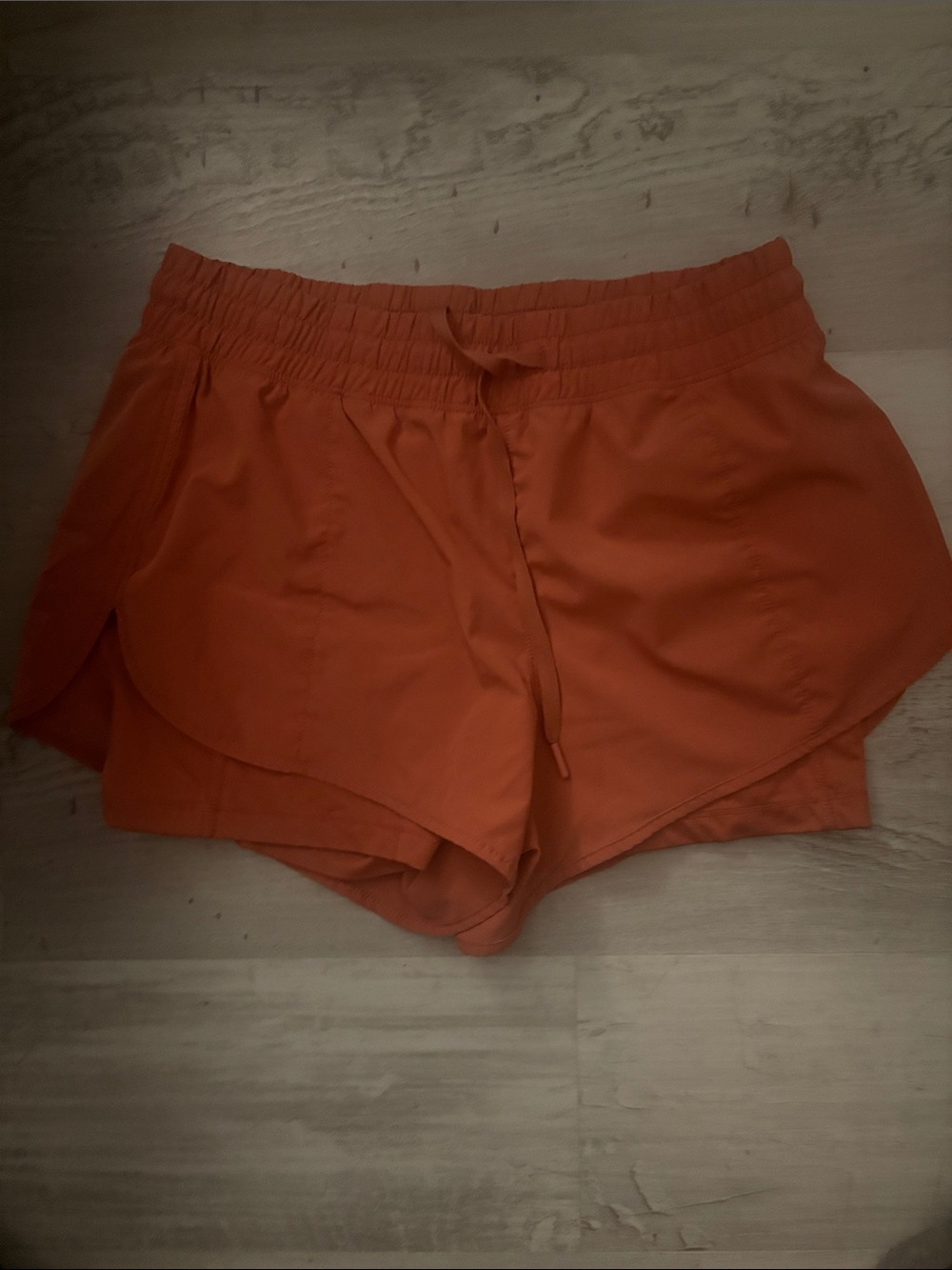 Women's Active Drawstring Shorts - Coral/Salmon